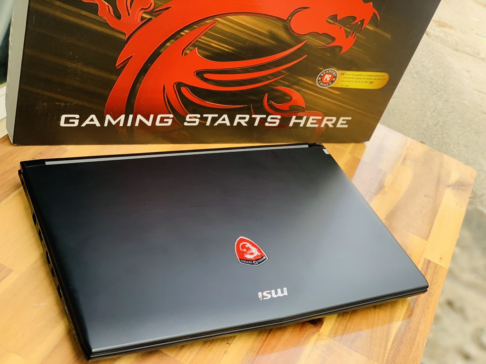 Laptop Gaming MSI GL62 7RD, i7 7700HQ 8G SSD128G+1T Full HD GTX1050M Full Box Đẹp Keng zin 100% Giá rẻ4