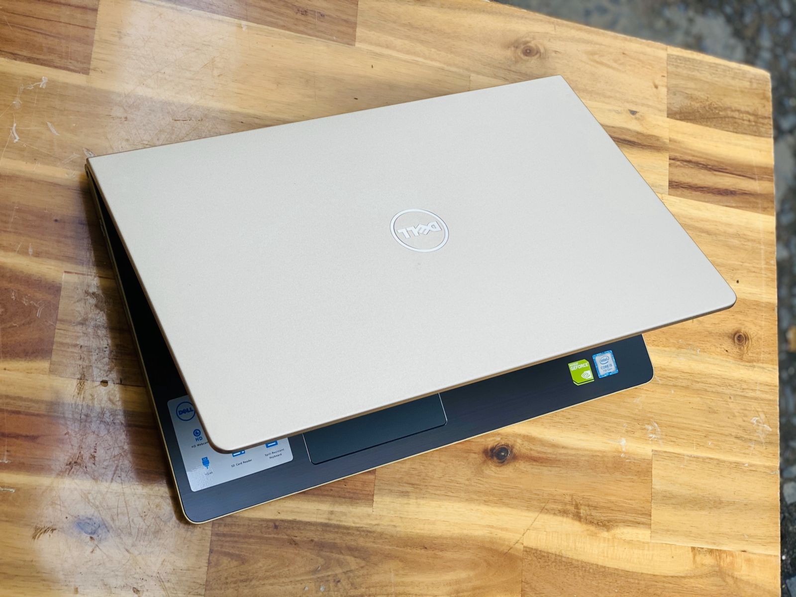 Laptop Dell Vostro 5568, i5 7200U SSD128+500G Vga 940MX Đẹp Keng GOLD Giá rẻ 5