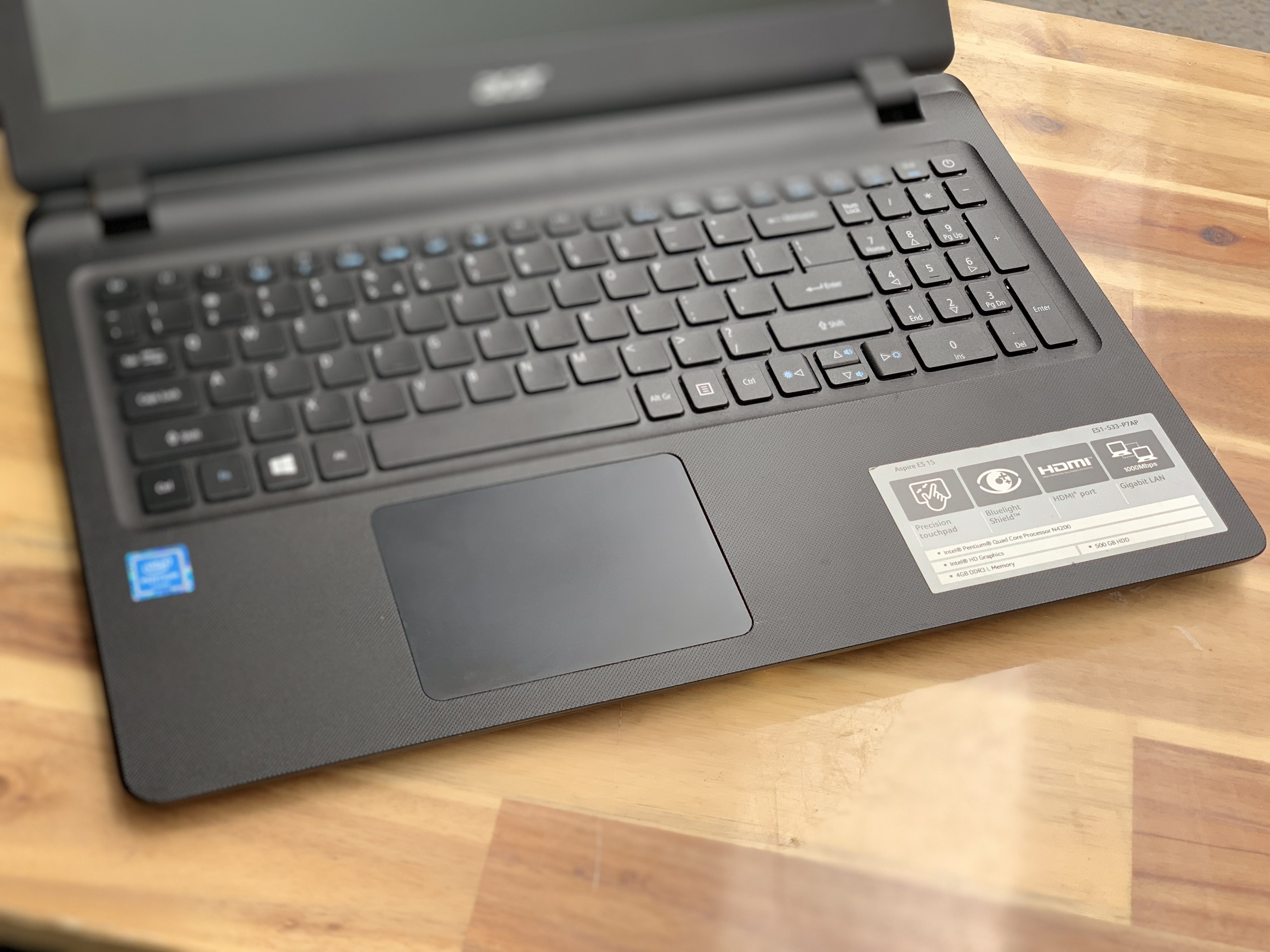 Laptop Acer Aspire Ultrabook ES1-531, N3710 4G 500G 15inch Pin khủng 3 ~ 6h Like new Giá rẻ2