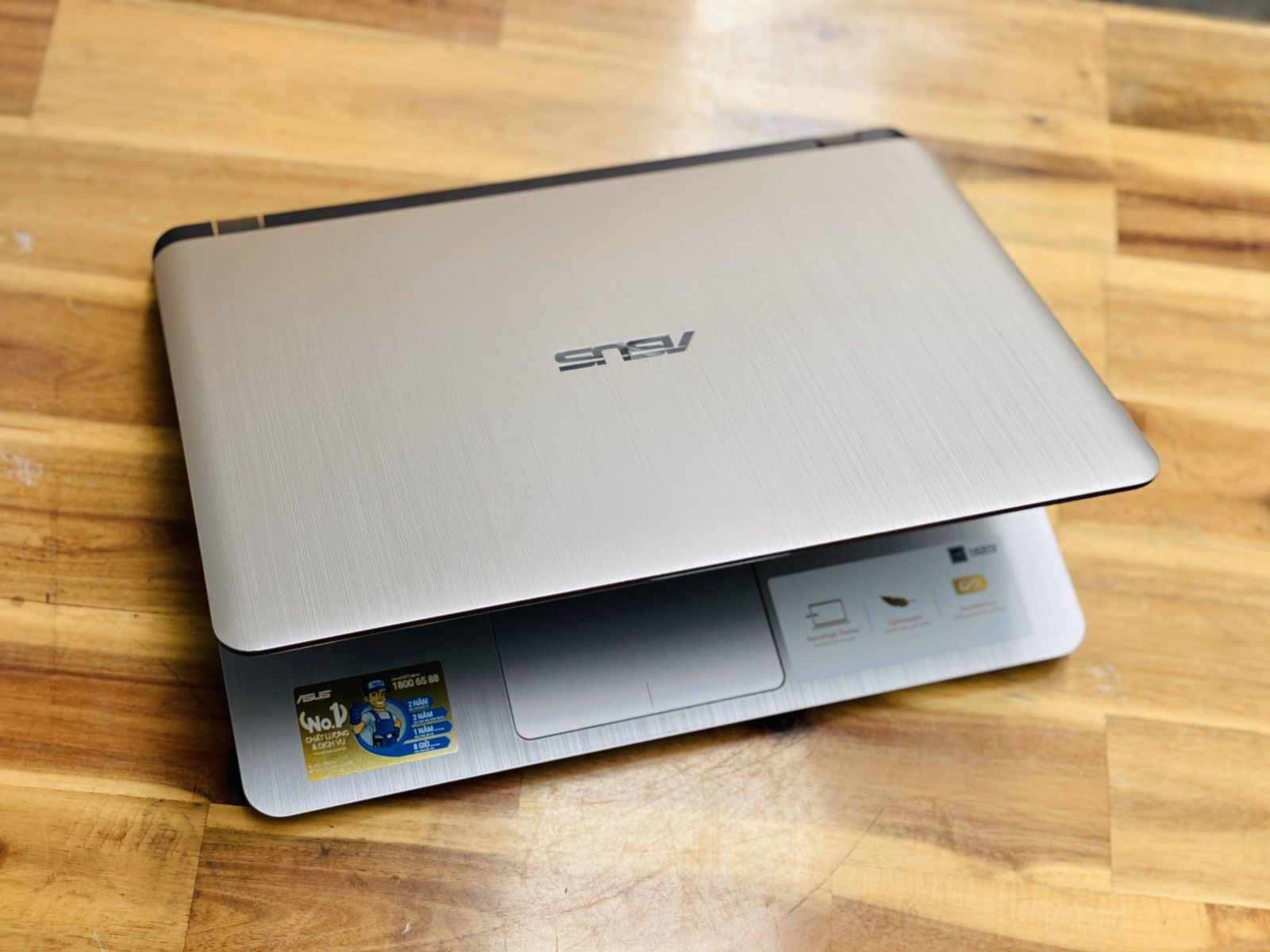 Laptop Asus X407UA, i3 7020U 4G SSD128-1000G Finger Gold Like New zin 100% Giá rẻ4