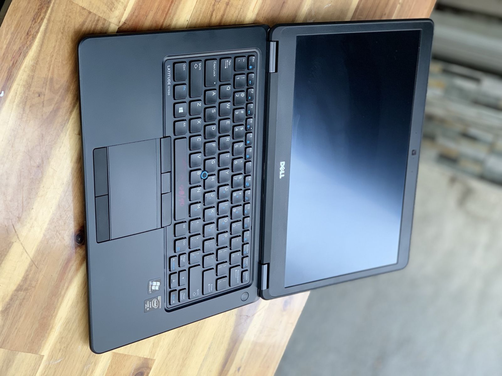 Laptop Dell Ultrabook E7450, i5 5300U 8G SSD256 Đèn phím Pin khủng Đẹp zin 100% Giá rẻ3