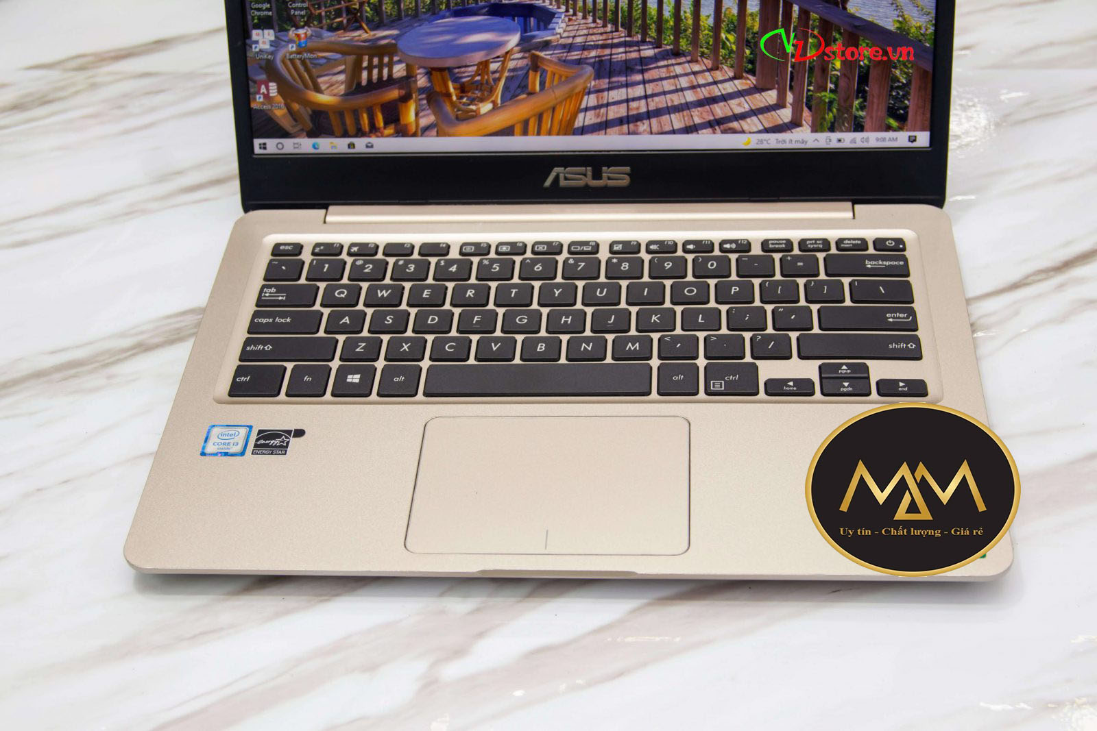 Laptop Asus Vivobook X411UA/ i5 8250 8CPUS/ RAM 8G/ SSD/ 14inch/ Viền Mỏng/ GOLD4