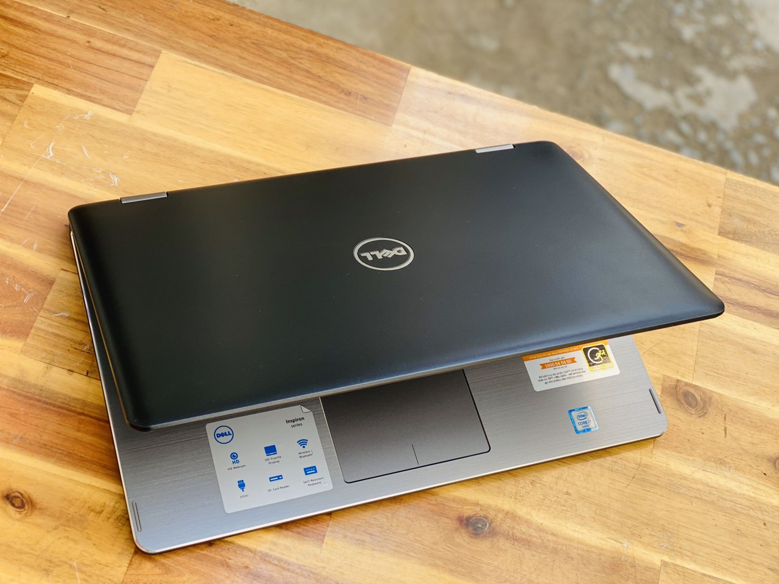Laptop Dell N7568, i7 6500U 8G SSD256 4K Đèn Phím Touch Lật Xoay 360 độ Đẹp zin 100% Giá rẻ2
