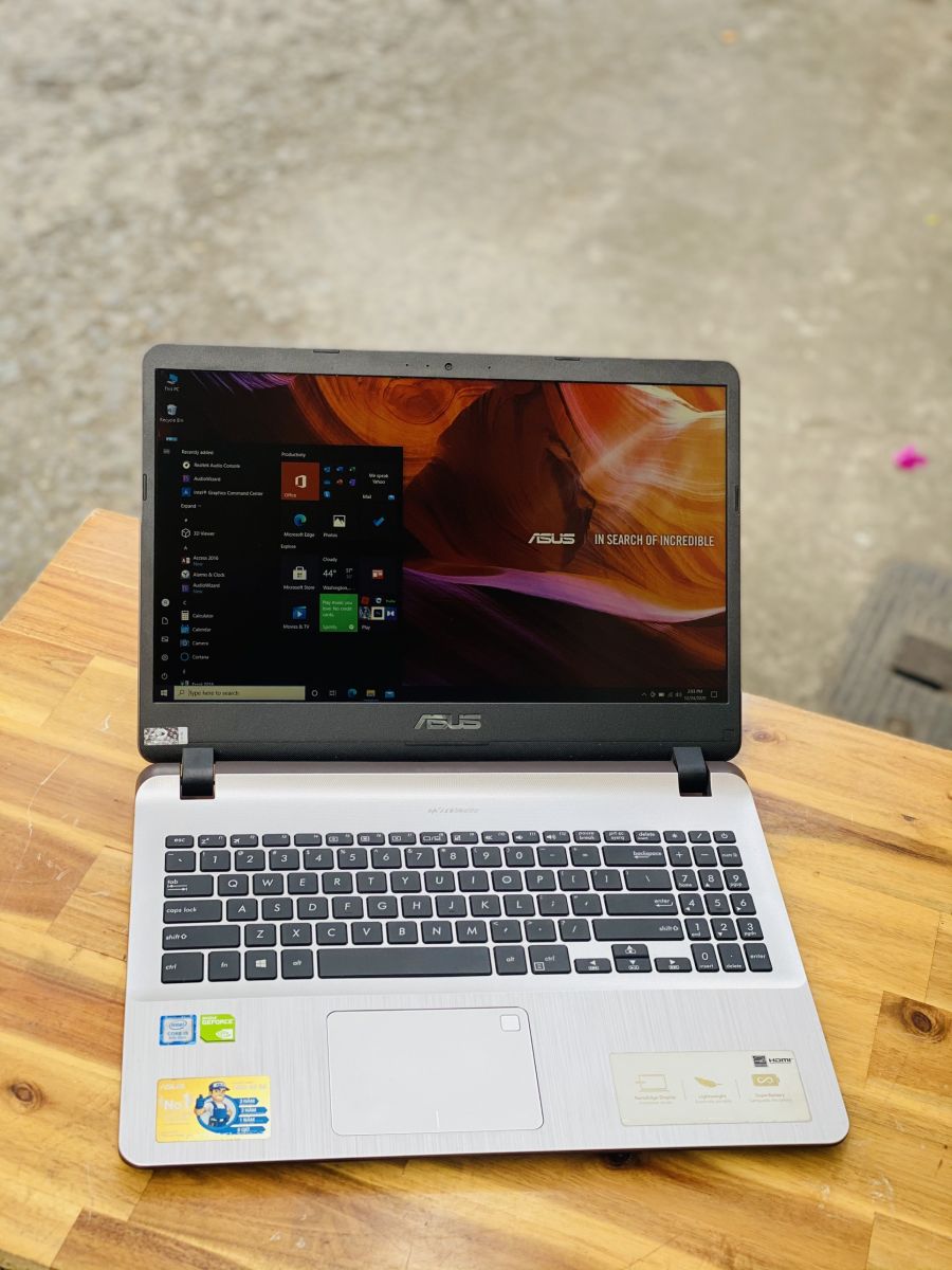 Laptop Asus Vivobook X507UF/ i5 8250U 8CPUS/ SSD128G + 500G/ Vga MX130/ Full HD/ Viền Mỏng/ Finger/ Giá rẻ4