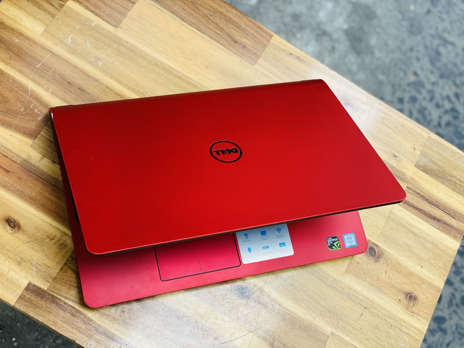 Laptop Dell Gaming 7559, i7/ 6700HQ/ 16G/ SSD128+1T/ GTX960 4G/ Full HD/ LED PHÍM/ Màu Đỏ phiên bản giới hạn5