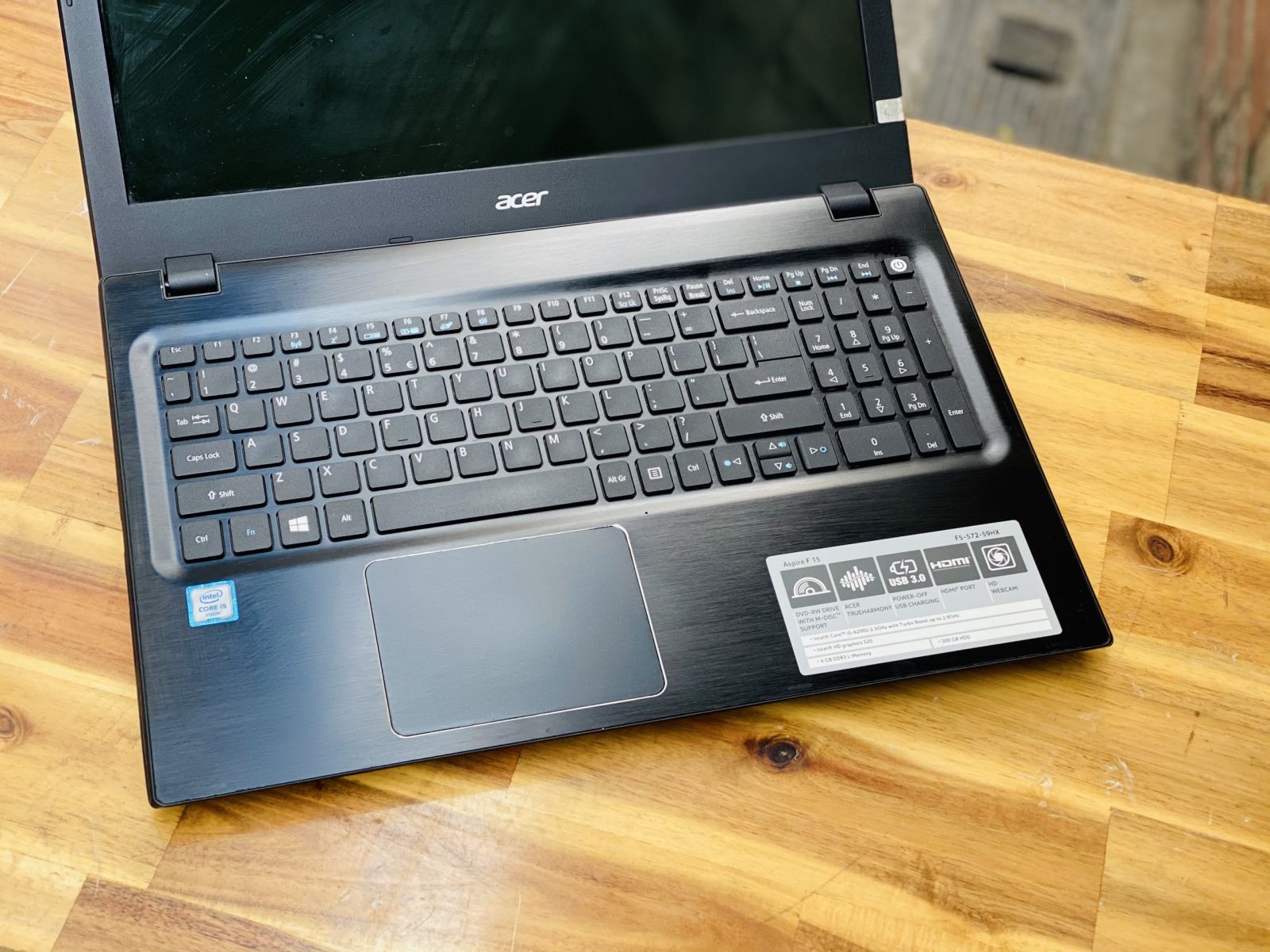 Laptop Acer F5-572G/ i5 6200U/ 4G/ SSD128-500G/ 15.6in/ Win 10/ Vga HD 520/ Đẹp zin/ Giá rẻ1